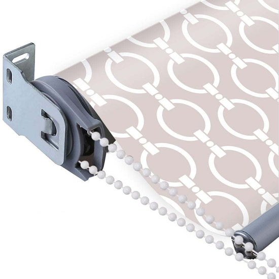 LANTIME Patterned Blackout Roller Shade – UV Protection, Design Set 1
