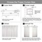 LANTIME Faux Linen Pinch Pleat sheer curtains semi-sheer fabric with sun glare reduction and custom length options set of 2