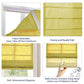LANTIME No-Drill Roman Shade elegant light-filtering fabric cordless window treatment