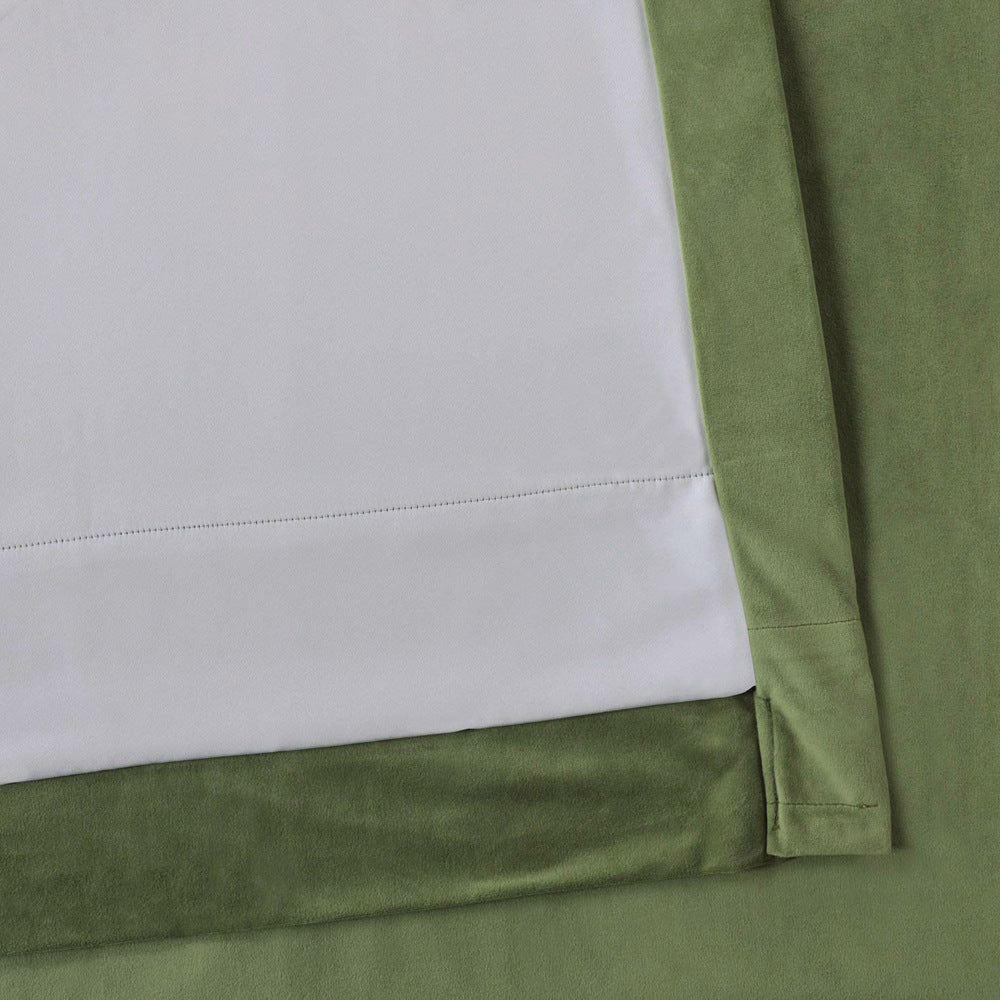 Pinch Pleated Room Darkening Velvet Curtains, Luxury Thermal Window Curtains Panels Drapes, Set of 2