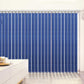 LANTIME blackout fabric vertical blinds with 3.5-inch slats for energy saving and light control