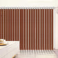 Blackout fabric vertical blinds with 3.5-inch slats, energy-saving and custom made for windows and doors