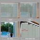 Purple LANTIME Sheer Vertical Blinds cordless UV protection on sliding door