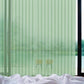 LANTIME Solar Mesh vertical blinds beige 5% openness cordless for sliding door with UV protection and reduced sun glare