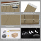 LANTIME Fabric Vertical Blinds 3.5 inch slats light filtering for windows and doors