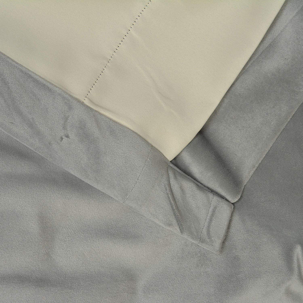 Pinch Pleated Room Darkening Velvet Curtains, Luxury Thermal Window Curtains Panels Drapes, Set of 2