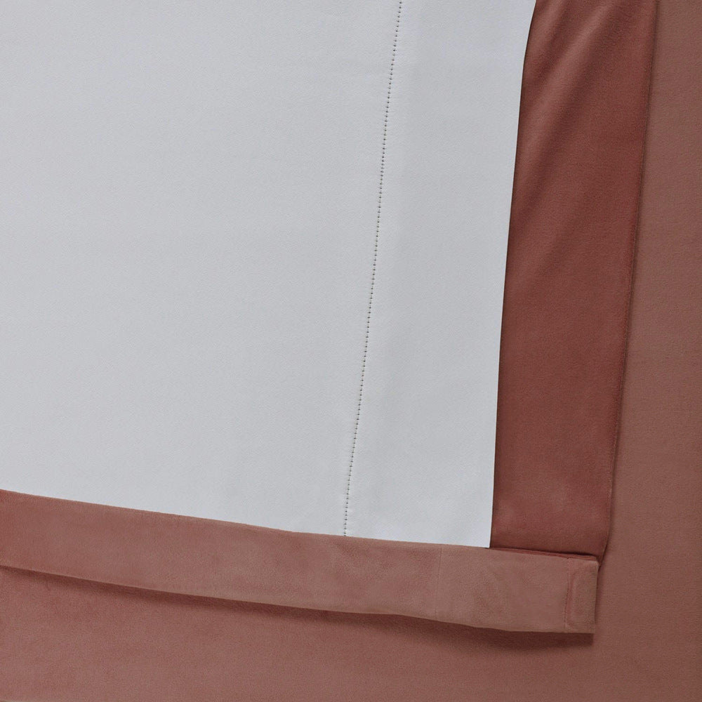 Pinch Pleated Room Darkening Velvet Curtains, Luxury Thermal Window Curtains Panels Drapes, Set of 2