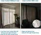 LANTIME Real Linen pinch pleat curtains luxurious linen cotton blend light filtering set of 2 panels
