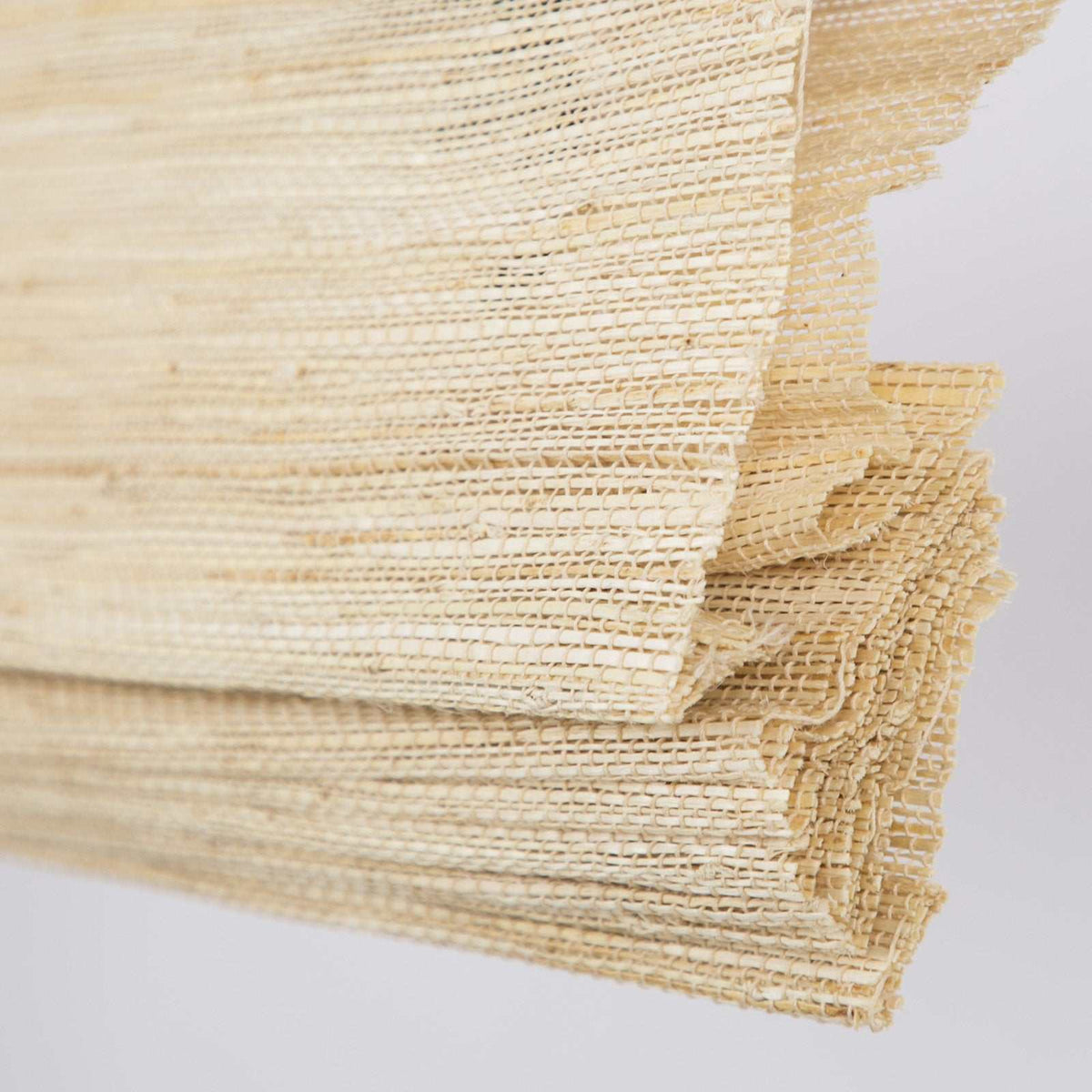 LANTIME Bamboo Roman Shade cordless natural woven top down bottom up window treatment