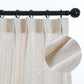 LANTIME real linen pinch pleat curtains set of 2 light filtering custom length