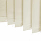 Blackout vertical blinds with 3.5-inch slats, thermal insulated and made to order for energy saving and light control