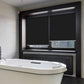 LANTIME cordless waterproof blackout roller shade for kitchen and bathroom with mildew-resistant fabric