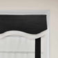 No-Drill Blackout Roman Shade with white fabric lining and cordless lift system, easy no-drill installation and custom sizing options