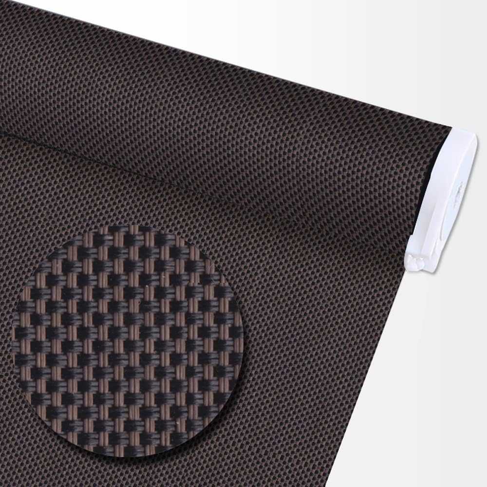 LANTIME Solar Roller Shade cordless light filtering UV and water protective window shade installation
