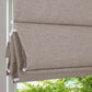 LANTIME no-drill 100% blackout Roman shade with cordless custom-fit design for bedrooms