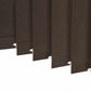 Blackout vertical blinds with 3.5-inch slats, thermal insulated and custom made for windows and doors