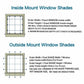 LANTIME Patterned Blackout Roller Shade – UV Protection, Design Set 4
