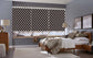 LANTIME Patterned Blackout Roller Shade – UV Protection, Design Set 1