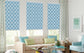 LANTIME Patterned Blackout Roller Shade – UV Protection, Design Set 1