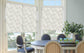 LANTIME Patterned Blackout Roller Shade – UV Protection, Design Set 4