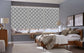 LANTIME Patterned Blackout Roller Shade – UV Protection, Design Set 1