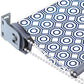 LANTIME Patterned Blackout Roller Shade – UV Protection, Design Set 1
