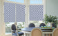 LANTIME Patterned Blackout Roller Shade – UV Protection, Design Set 1