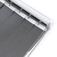 LANTIME Solar Mesh vertical blinds in beige for sliding doors with 5% openness and cordless design