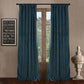 Set of 2 LANTIME velvet room darkening curtains with pinch pleats, thermal insulation, and soft weighted fabric blocking 60% light