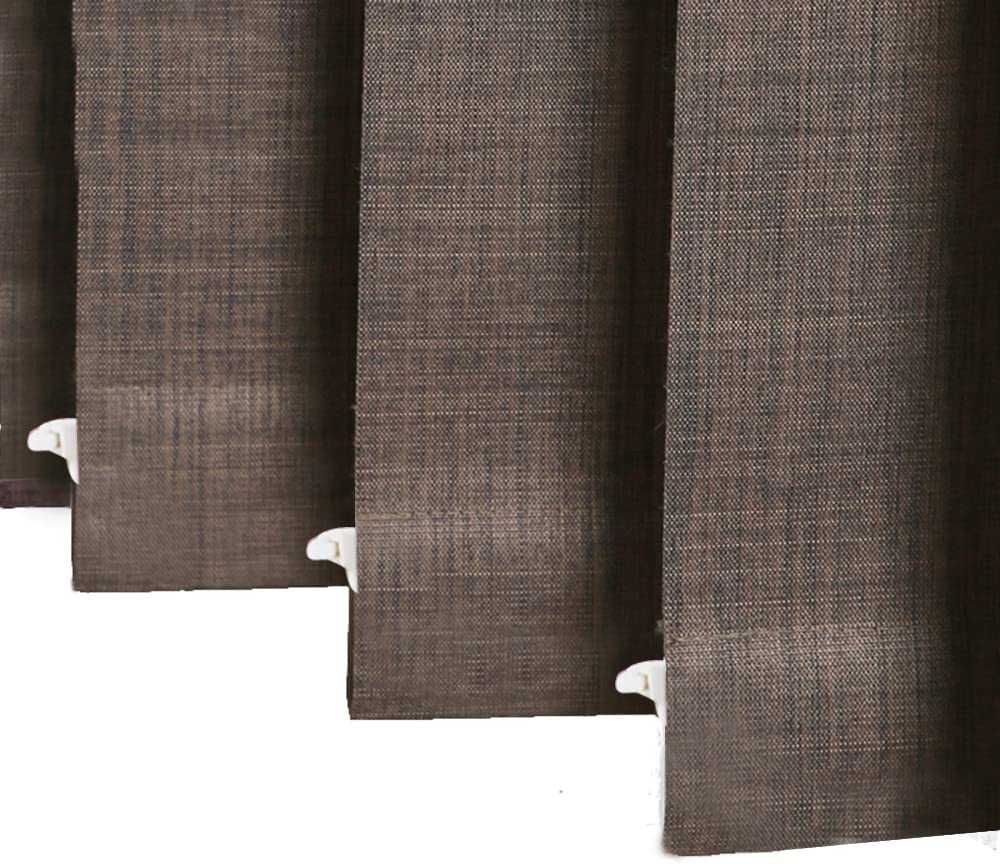 Blackout vertical blinds with 3.5-inch thermal insulated slats for energy saving and light control