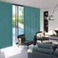 LANTIME blackout vertical blinds with 3.5" slats, thermal insulated, custom made for windows and doors