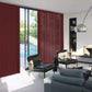 LANTIME blackout vertical blinds with 3.5-inch thermal insulated slats for energy saving and light control, custom made to fit windows and doors