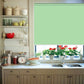 LANTIME cordless waterproof blackout roller shade for kitchen and bathroom with mildew-resistant fabric