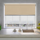 LANTIME Double-Layer Blackout & Sheer Roller Shade – Cordless
