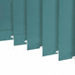 Blackout vertical blinds with 3.5" slats, thermal insulated and custom made for windows and doors