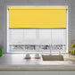 LANTIME Double-Layer Blackout & Sheer Roller Shade – Cordless