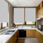LANTIME Kitchen Bathroom Waterproof Blackout Roller Shade cordless waterproof fabric