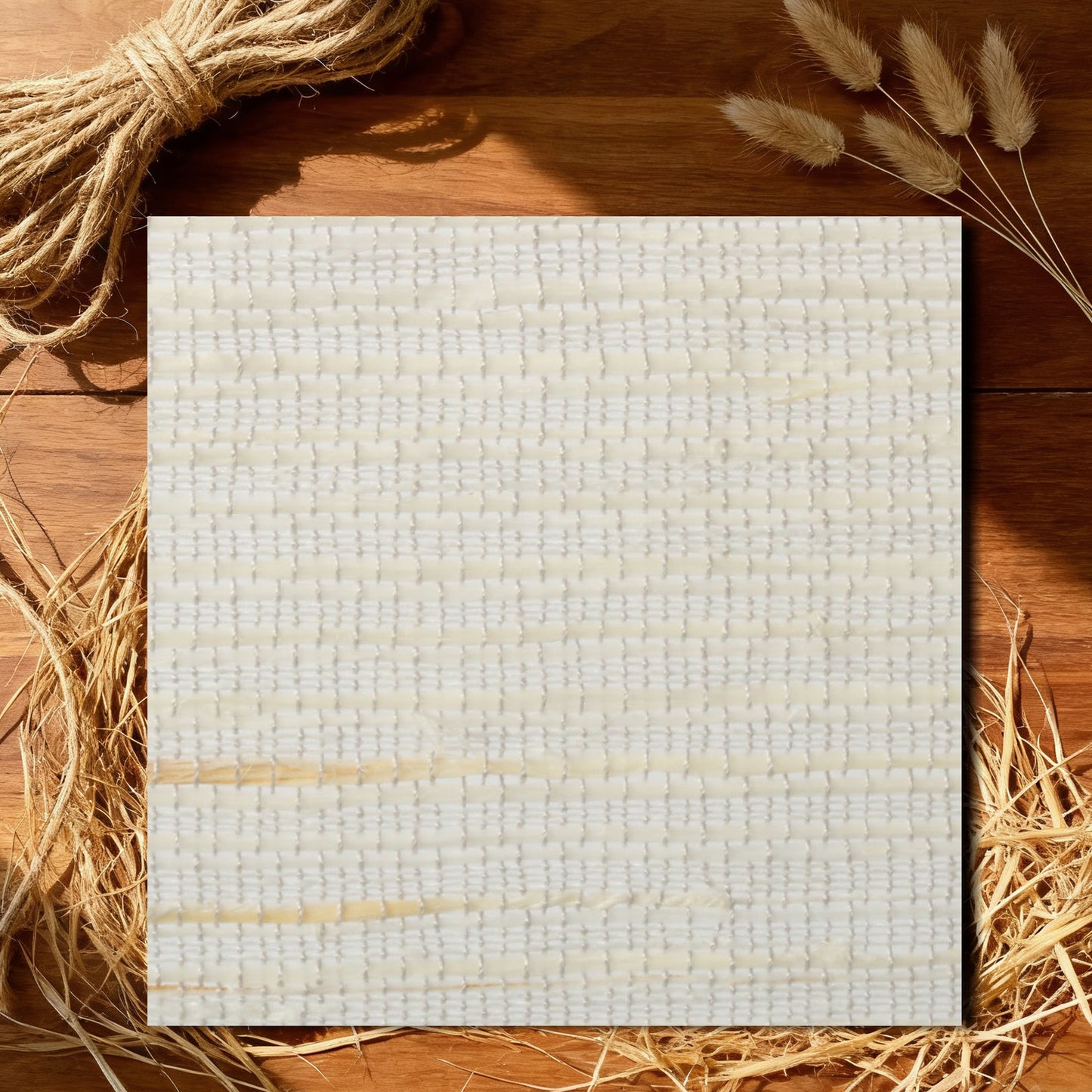 LANTIME No Drill Roman Shades|Natural Jute Bamboo|Top Down Bottom Up Cordless|Cordless Roman Shades for Windows and Doors