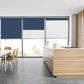 LANTIME Double-Layer Blackout & Sheer Roller Shade – Cordless