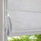 LANTIME No-Drill 100 Blackout Roman Shade, cordless and custom-sized for bedrooms