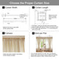 LANTIME Linen Privacy Curtains double pinch pleat light filtering 2 panels beige linen blend fabric