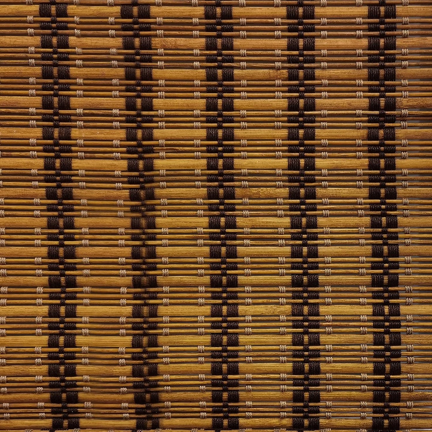 No Tools No Drill Wood Window Roman Shades, Bamboo Lined Blackout Window Blinds for Home Indoor,Office,Kitchen