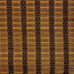 LANTIME No-Drill Bamboo Roman Shade cordless blackout lined bamboo window blind installed in living room