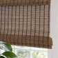 No-drill bamboo Roman shade cordless easy install window blinds