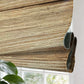 No-Drill 100% Linen Roman Shade cordless top down bottom up window blind with easy installation and cordless design