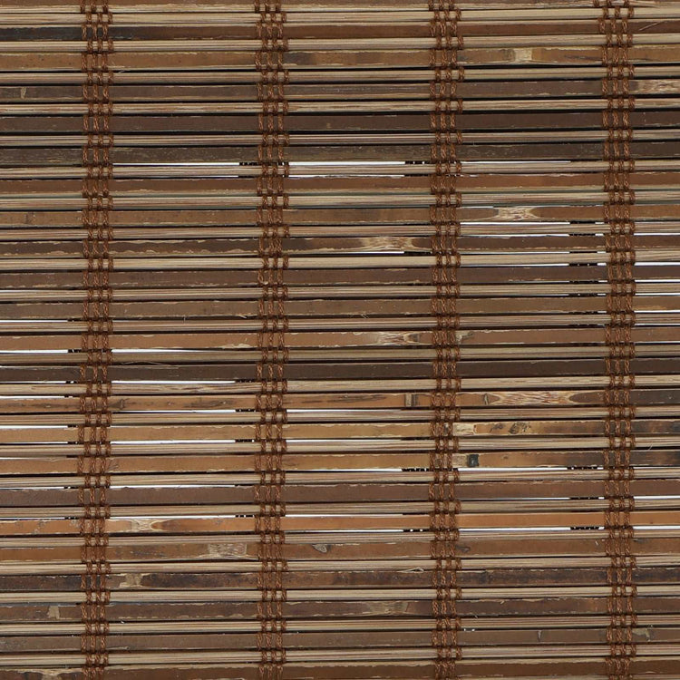 No-drill bamboo Roman shade cordless easy install window blinds