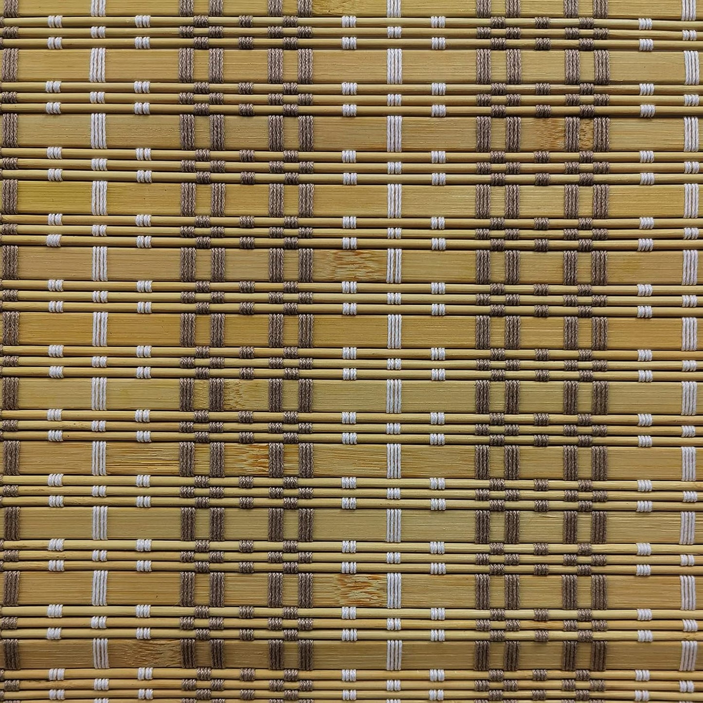 No Tools No Drill Wood Window Roman Shades, Bamboo Lined Blackout Window Blinds for Home Indoor,Office,Kitchen