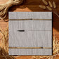 LANTIME No-Drill Natural Ramie Roman Shade cordless bamboo blinds easy install custom size