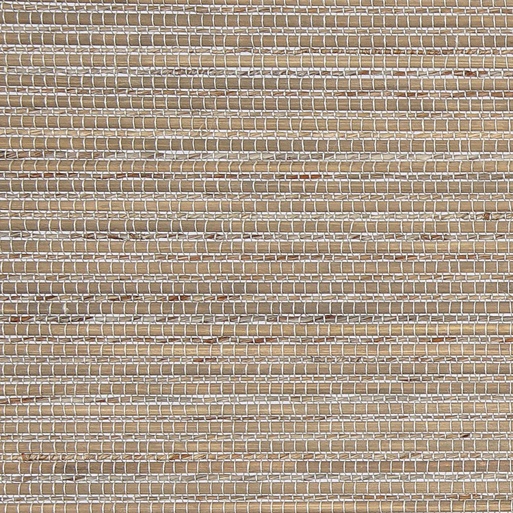 No-Drill Bamboo Roman Shade cordless window blind installed without tools or drilling