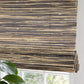No-Drill 100% Linen Roman Shade cordless top down bottom up window blind